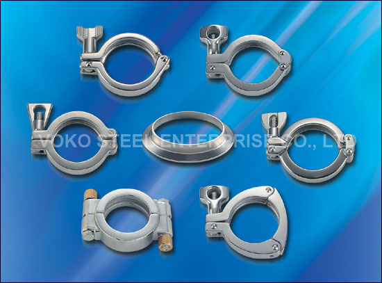 SANITARY FITTING and VALVE-CLAMP and  FERRULE