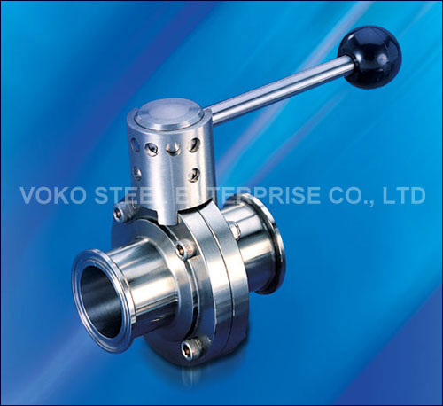 SANITARY FITTING & VALVE-BUTTERFLY VALVE